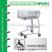 handicapped shopping trolley cart